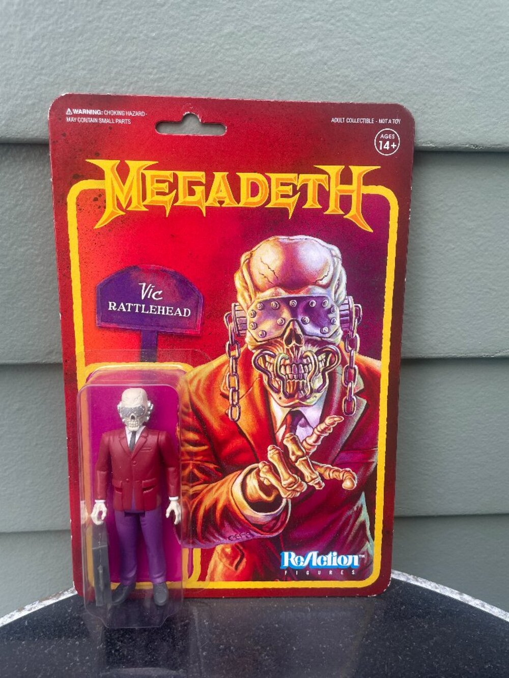 Megadeth Vic Rattlehead Super7 ReAction Figure Peace Sells Sealed 2019